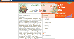 Desktop Screenshot of caregiversdiary.blogspot.com
