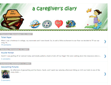 Tablet Screenshot of caregiversdiary.blogspot.com