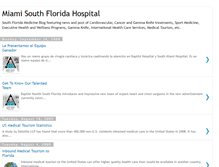 Tablet Screenshot of miamisouthfloridahospital.blogspot.com