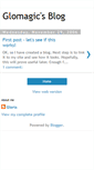 Mobile Screenshot of glomagic.blogspot.com