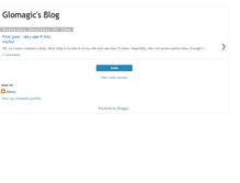 Tablet Screenshot of glomagic.blogspot.com