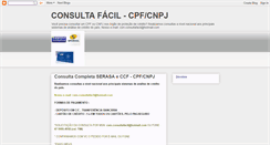 Desktop Screenshot of consultaserasa-ccf.blogspot.com