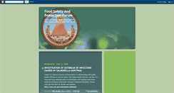 Desktop Screenshot of foodsafetyandprotectionforum.blogspot.com