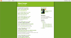 Desktop Screenshot of nihatzengin.blogspot.com