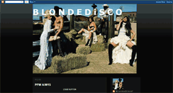 Desktop Screenshot of blondedisco.blogspot.com
