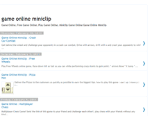 Tablet Screenshot of gameonlineminiclip.blogspot.com