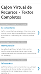 Mobile Screenshot of cajon-virtual-textos.blogspot.com