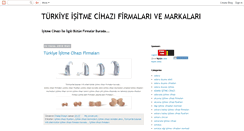 Desktop Screenshot of isitmecihazifirmalari.blogspot.com