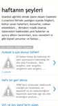 Mobile Screenshot of haftaninseyleri.blogspot.com