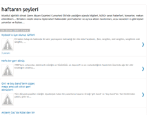 Tablet Screenshot of haftaninseyleri.blogspot.com