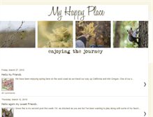 Tablet Screenshot of myhappyplace-linda.blogspot.com