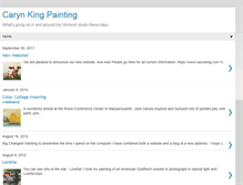 Tablet Screenshot of carynkingpainting.blogspot.com