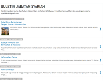 Tablet Screenshot of buletinsyariah.blogspot.com