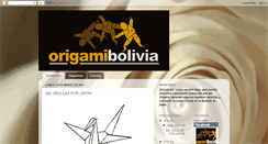 Desktop Screenshot of origamibolivia.blogspot.com