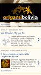 Mobile Screenshot of origamibolivia.blogspot.com