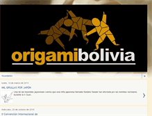 Tablet Screenshot of origamibolivia.blogspot.com