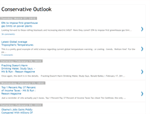 Tablet Screenshot of conservativeoutlook.blogspot.com
