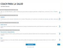 Tablet Screenshot of coachingsalud.blogspot.com