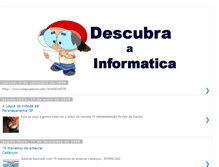 Tablet Screenshot of descubraainformatica.blogspot.com