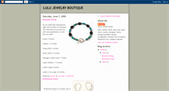 Desktop Screenshot of lulujewelryboutique.blogspot.com