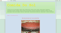 Desktop Screenshot of comidadosol.blogspot.com