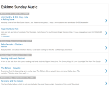 Tablet Screenshot of eskimosundaymusic.blogspot.com