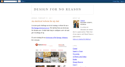 Desktop Screenshot of designfornoreason.blogspot.com