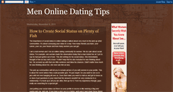 Desktop Screenshot of menonlinedatingtips.blogspot.com