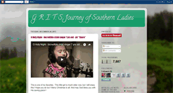 Desktop Screenshot of gritsjourneyofsouthernladies.blogspot.com