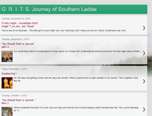 Tablet Screenshot of gritsjourneyofsouthernladies.blogspot.com