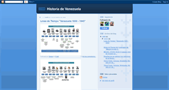 Desktop Screenshot of historiadevenezuela-teresa.blogspot.com