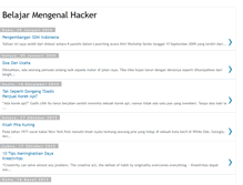 Tablet Screenshot of belajarjadihacking.blogspot.com