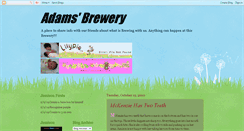 Desktop Screenshot of adamsbrewery.blogspot.com