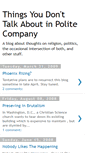 Mobile Screenshot of impolitecompany.blogspot.com