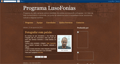 Desktop Screenshot of programalusofonias.blogspot.com