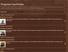 Tablet Screenshot of programalusofonias.blogspot.com
