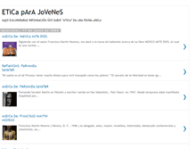 Tablet Screenshot of mundoetica.blogspot.com