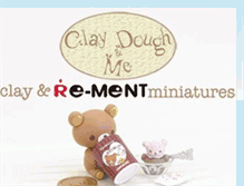 Tablet Screenshot of claydoughandme.blogspot.com