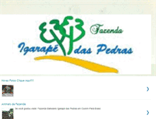 Tablet Screenshot of igarapedaspedras.blogspot.com