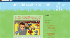 Desktop Screenshot of jocurimarioonline.blogspot.com