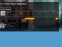 Tablet Screenshot of frfrankssabbatical.blogspot.com
