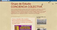 Desktop Screenshot of grupoconcienciacolectiva.blogspot.com