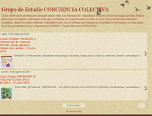 Tablet Screenshot of grupoconcienciacolectiva.blogspot.com