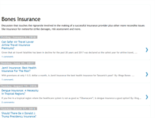 Tablet Screenshot of bonesinsurance.blogspot.com