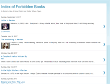 Tablet Screenshot of indexofforbiddenbooks.blogspot.com