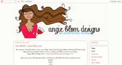 Desktop Screenshot of angieblomdesigns.blogspot.com