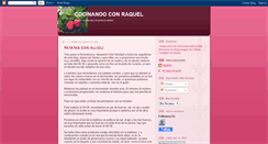 Desktop Screenshot of cocinandoconraquel.blogspot.com