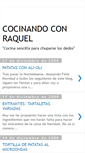 Mobile Screenshot of cocinandoconraquel.blogspot.com