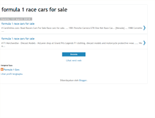 Tablet Screenshot of formula-1-race-cars-for-sale.blogspot.com