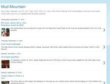 Tablet Screenshot of mudmountainwebsite.blogspot.com